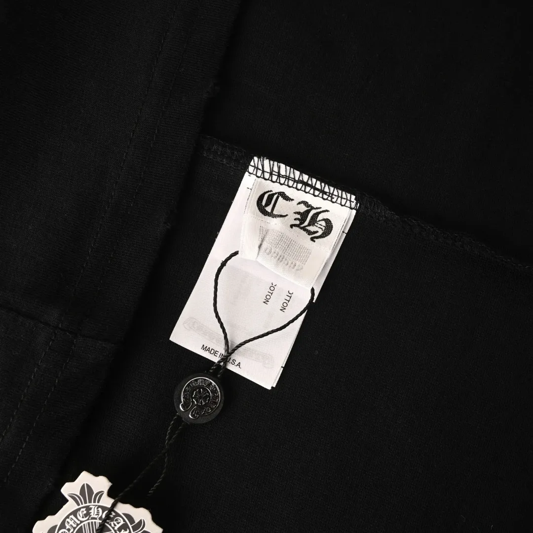 150 CHROME HEARTS/ T Original 100% ➕ ➕3D ➕ ：Black White Size：S-XL